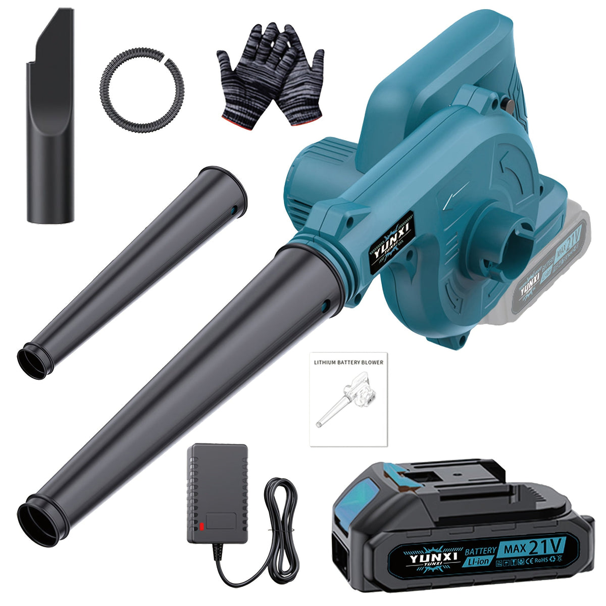 Leaf Blower Cordless for Garden, Patio and Yard Use, with the Listed Configuration, for Everyday Use and Organized Storage — 