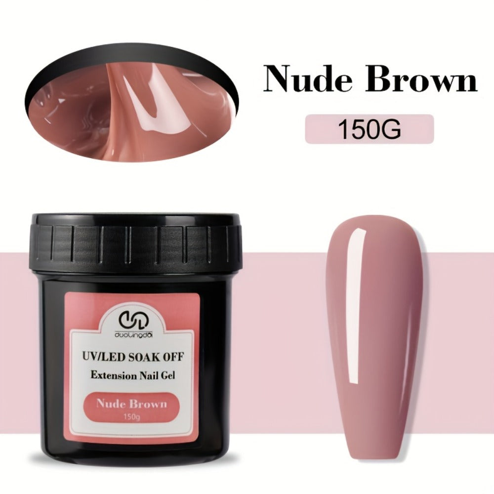 Builder Gel for Nail Extensions 150g Apex Strengthening Kit 13 Shades Clear White Pink Nude Milky Jelly Salmon UV LED Cure Pr