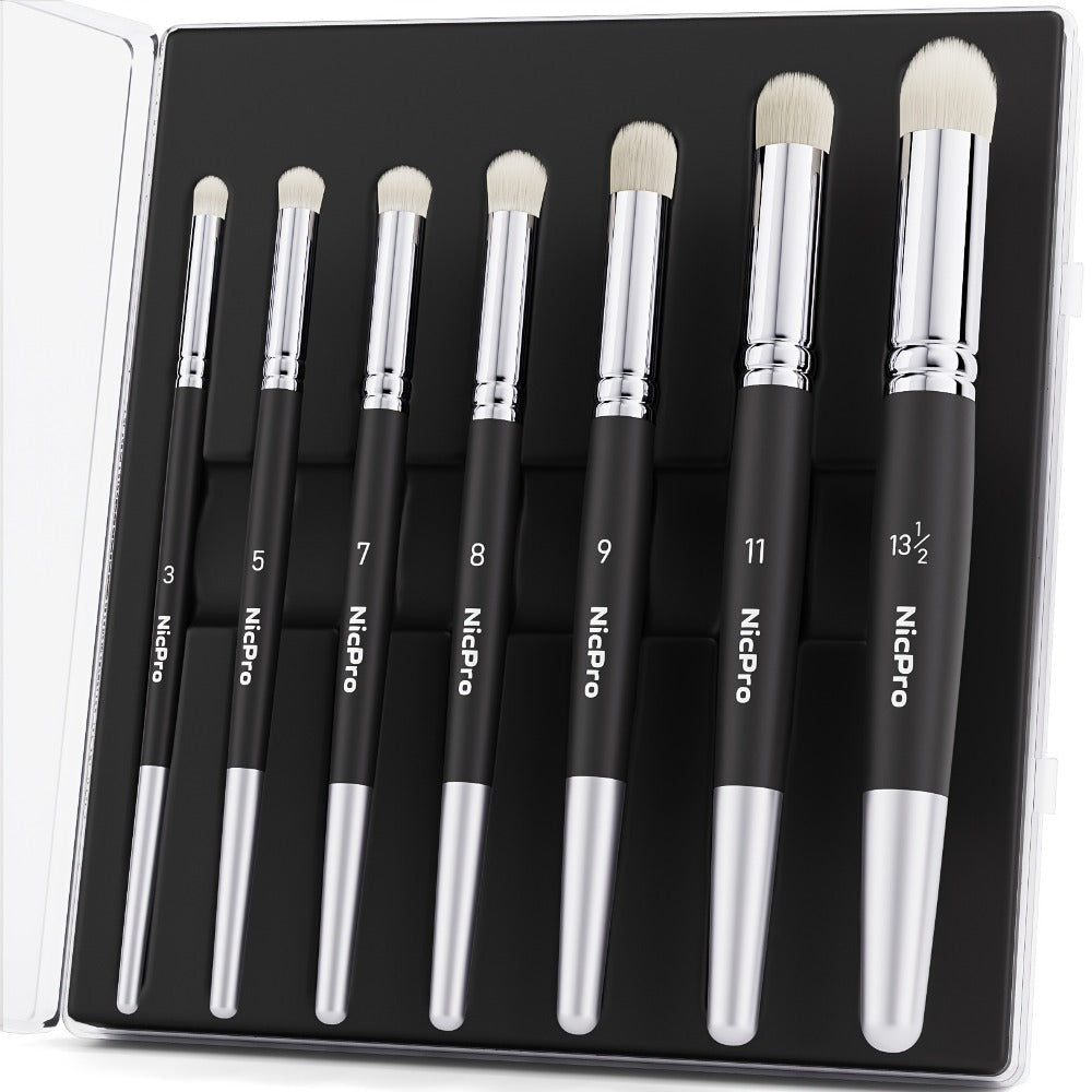 Dry Brush Set for Miniature Painting 7 Sizes, Professional Drybrush Kit with the Listed Color, Size or Set Options for Everyd