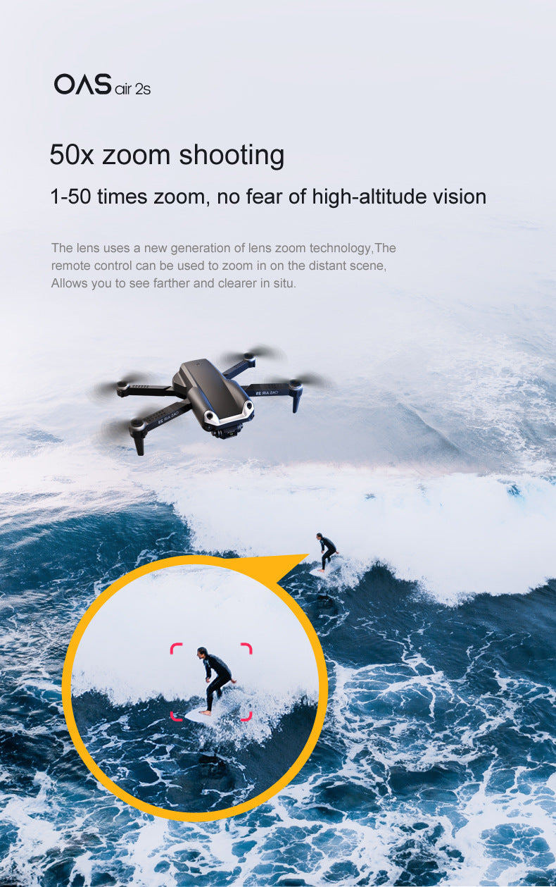 UAV Folding Four Axis 4K High Definition Dual Camera Aerial Model