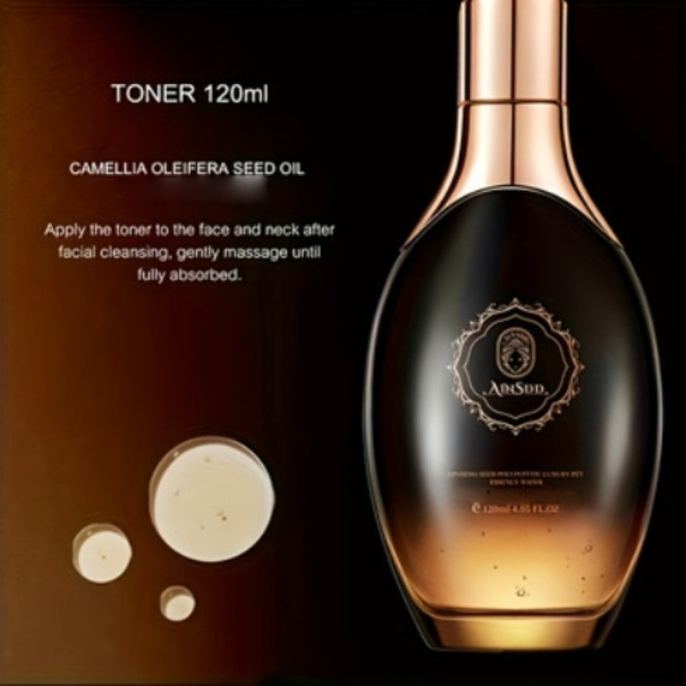 12-Piece Ginseng Seed Peptide Skincare Gift Set with Toner, Essence, Lotion, Cream and Eye-Care Collection — image 11