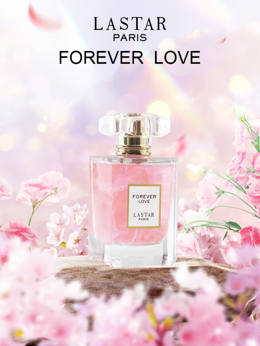 LASTAR Forever Love Shimmer Pink Eau de Parfum Spray, 55ml Bottle with Floral and Fruity Scent Profile — image 10
