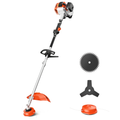 Gas String Trimmer 36CC 2-Cycle Weed Eater, 17" Cutting Swath, Easy Start Technology, Commercial Grade Gas Weed Wacker for Th