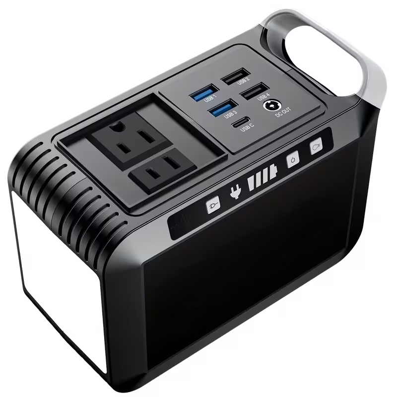 Portable Power Station 88/148/172Wh with AC Outlet 110V, Solar Generator for Camping, USB3.0 QC Fast Charge — image 1
