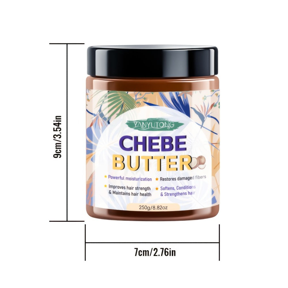250g Chebe Butter Hair Mask in Clear Jar with African Shea, Castor and Batana Oils Named on Label — image 4