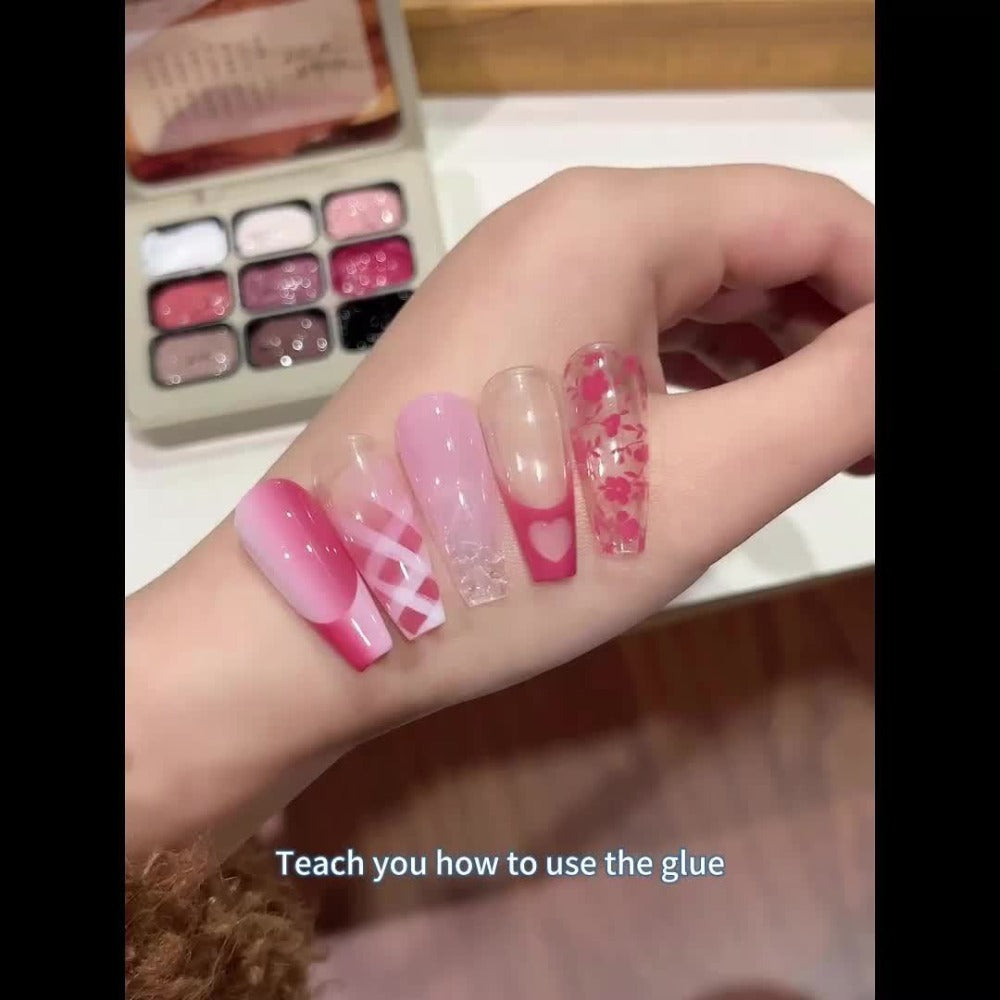 Gel Nail Polish Set with MORDDA Label, 9 Gradient Colors in the Yi Qiu Ci Nine-Grid Palette — image 11