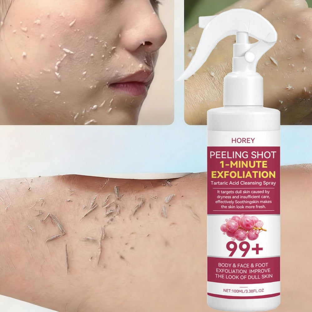Grape & Malic Acid Exfoliating Gel for Face & Body, AHA Deep Cleansing Scrub, Removes Dead Skin Cells — image 2