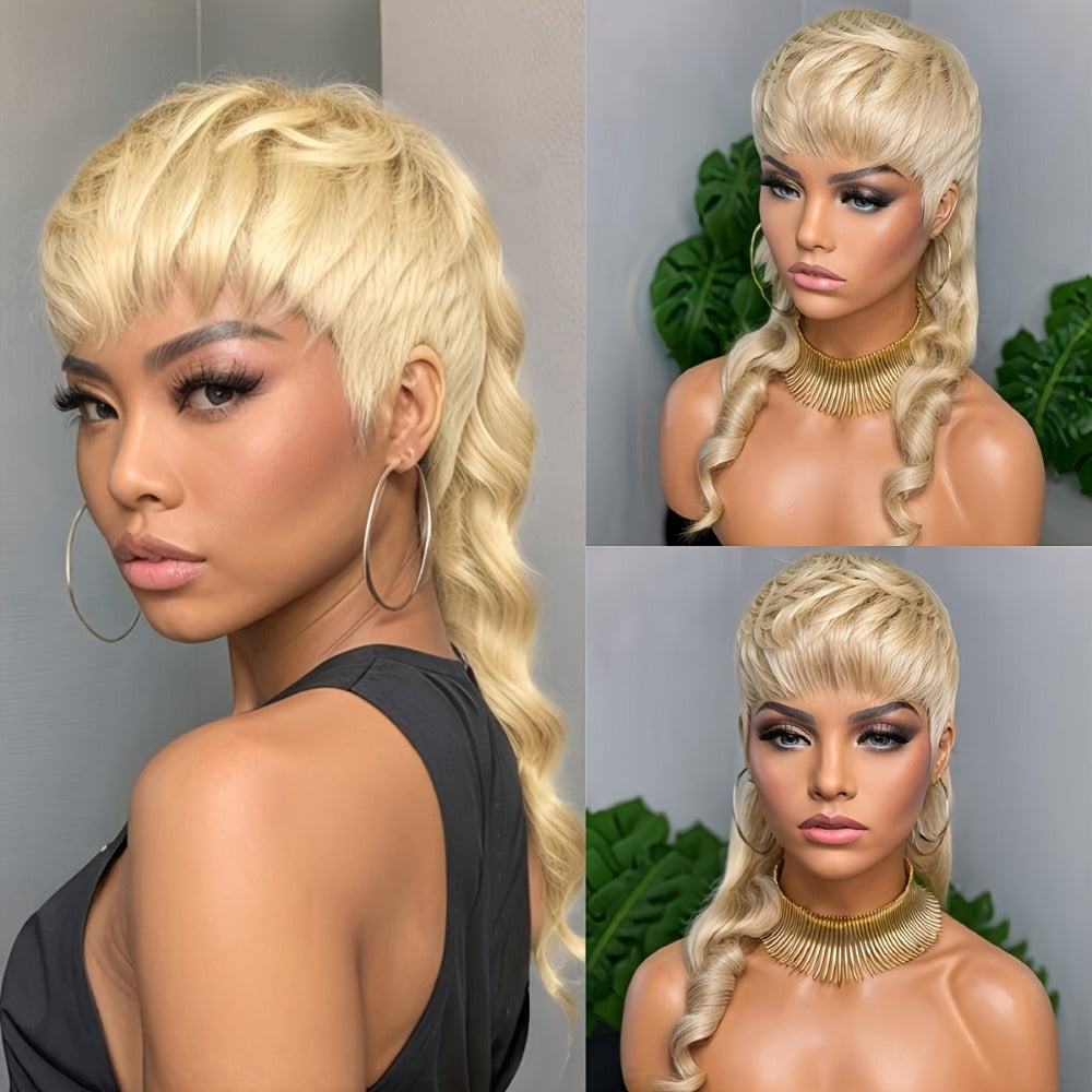 Synthetic Wig Long Deep-Wave Curls, 150% Density with Rose Net Cap in 22- or 24-Inch Lengths — image 4