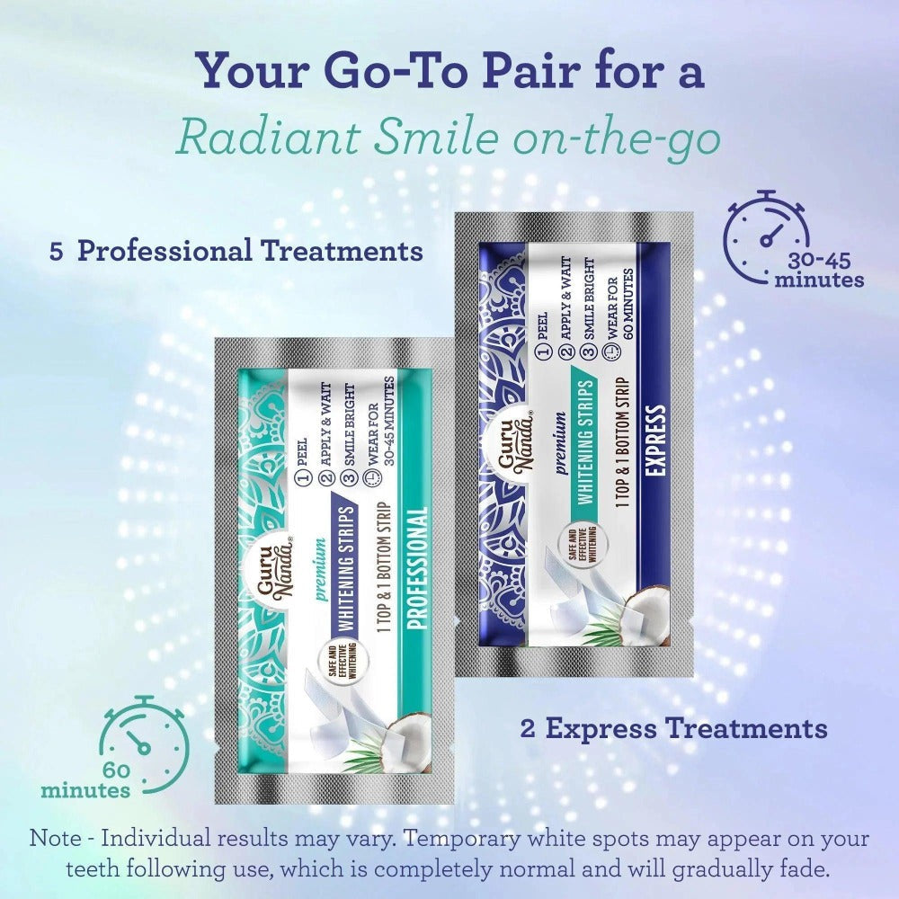 Hydrogen Peroxide Whitening Strips 7-Day Treatment with Coconut Oil Formula — image 6