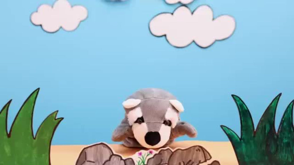 Six-Piece Zoo Animal Hand Puppet Set with Brown, Orange, Spotted and Gray Character Designs — image 8