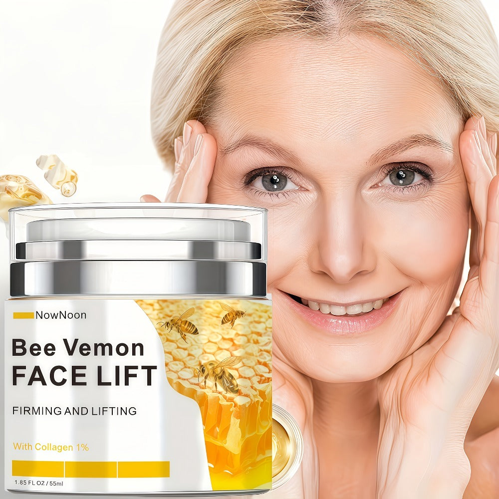Face Cream Bee Venom 50g Formula with Hyaluronic Acid, Collagen and Vitamin E in Lightweight Texture — image 1