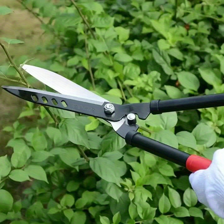 Long-Handle Hedge and Twig Shears, 20.4 Inches Overall with 10.8-Inch Blades and Red Grip Ends — image 11