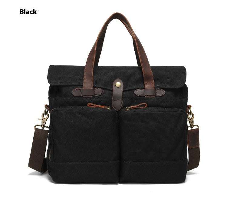 Portable Briefcase Men's One-shoulder Crossbody Outdoor Travel