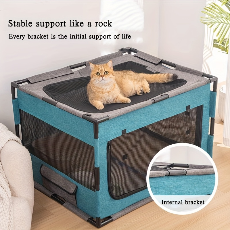 Plastic Pet Whelping Box & Indoor Playpen for Cats, Dogs, Kittens & Puppies, Assembleable, Ventilated — image 9