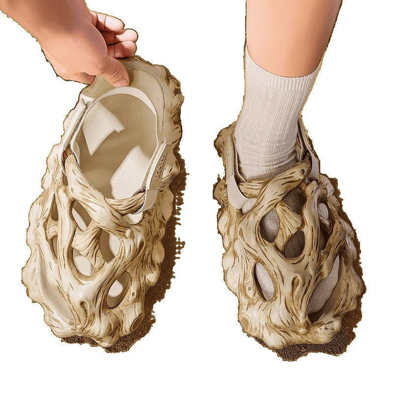 Hole Shoes Men's Sandals Outer Wear Hollow Slippers