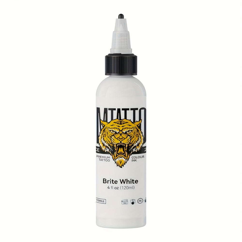 Tattoo Ink DMTATTOO Advanced 4.06oz 120ml Single-Bottle Options in Seven Solid Colors with Item-Specific Color, Capacity and 
