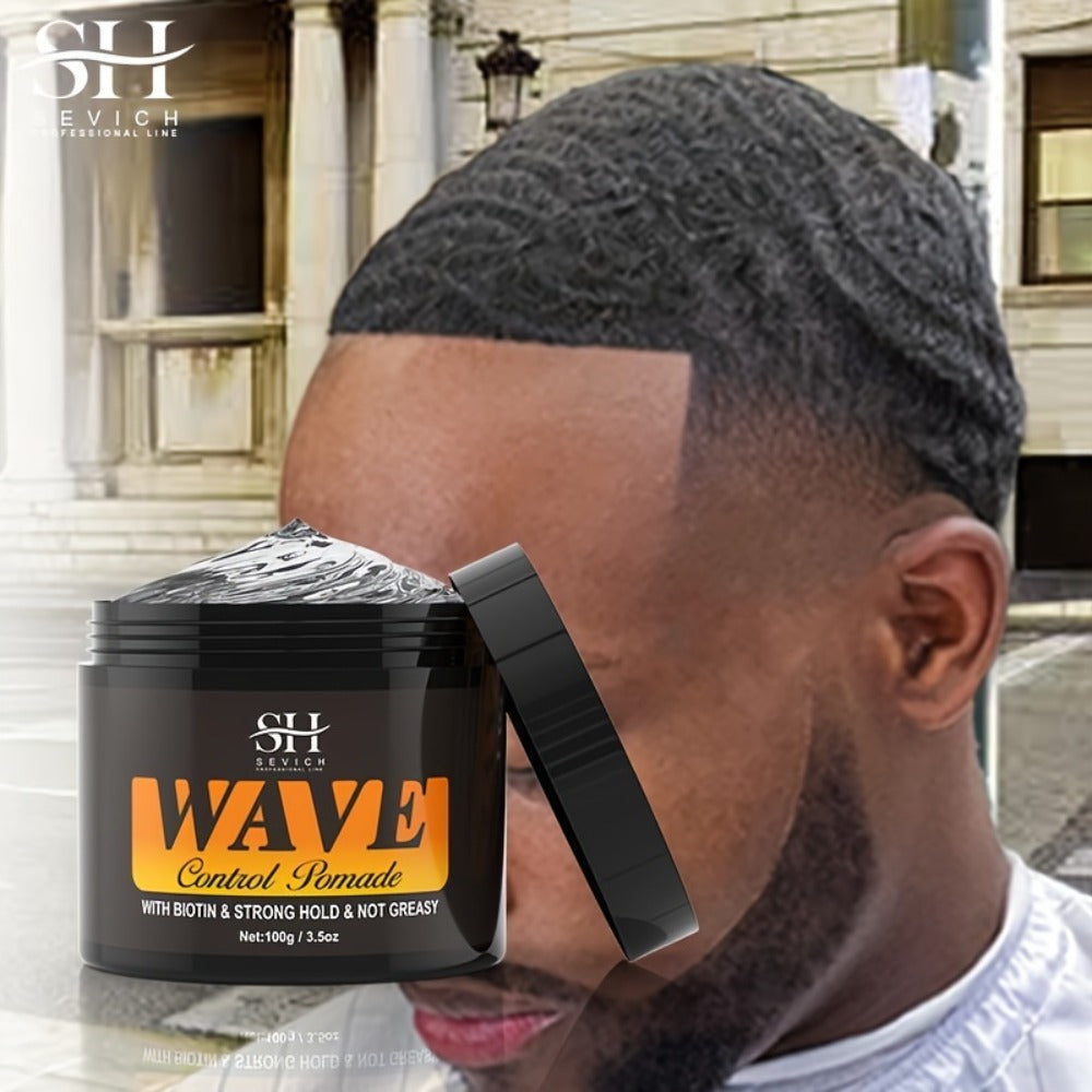 Wave Pomade Set for Men 360 Waves, Glycerin Formula Silky Shine, 4-Piece or 5-Piece Bundle with Silky Durag & Wave Brush — im