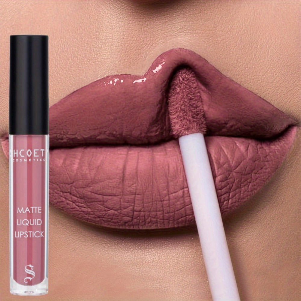 Bear Lip Glaze Set 3 Colors, Cute Bear Packaging Velvet Matte Waterproof Liquid Lipstick in Brown Pink & Red — image 20
