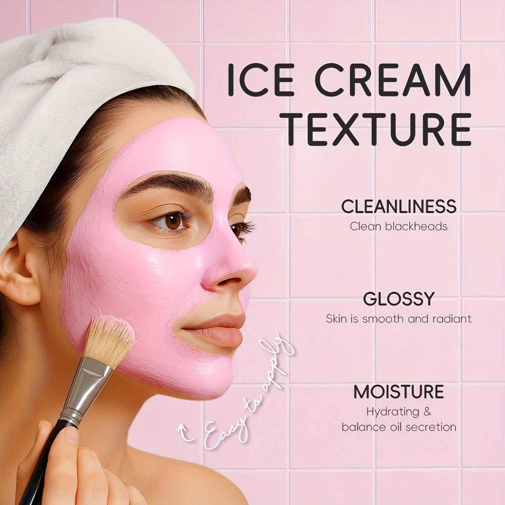 Skincare Set with LAIKOU Label, 50 Sakura Sachets Across Mud Mask Sleep Mask Scrub Lip Mask and Toner — image 2