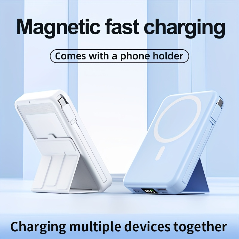 10000mAh Mobile Power, 22.W Magnetic Charging Treasure, Comes with Convenient Dual Cable, with LED Power Display — image 23