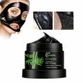Bamboo Charcoal Clay Face Mask Deep Cleansing Pore Minimizing Oil Control Blackhead Remover for Bath Time, Home Spa and Perso