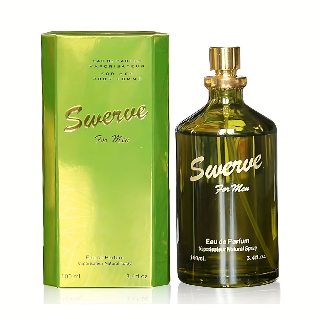 Men's Perfume Swerve Eau de Parfum 3.4 oz with Woody Sensual Aromatic Fragrance Profile Spray — image 4
