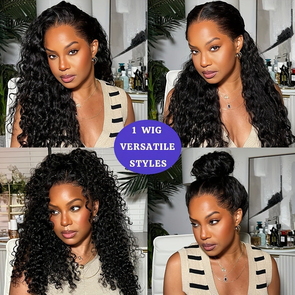 Synthetic Wig 13x4 Lace Front Loose Curly Wave, Glueless in 24- or 32-Inch Lengths for Parties — image 5
