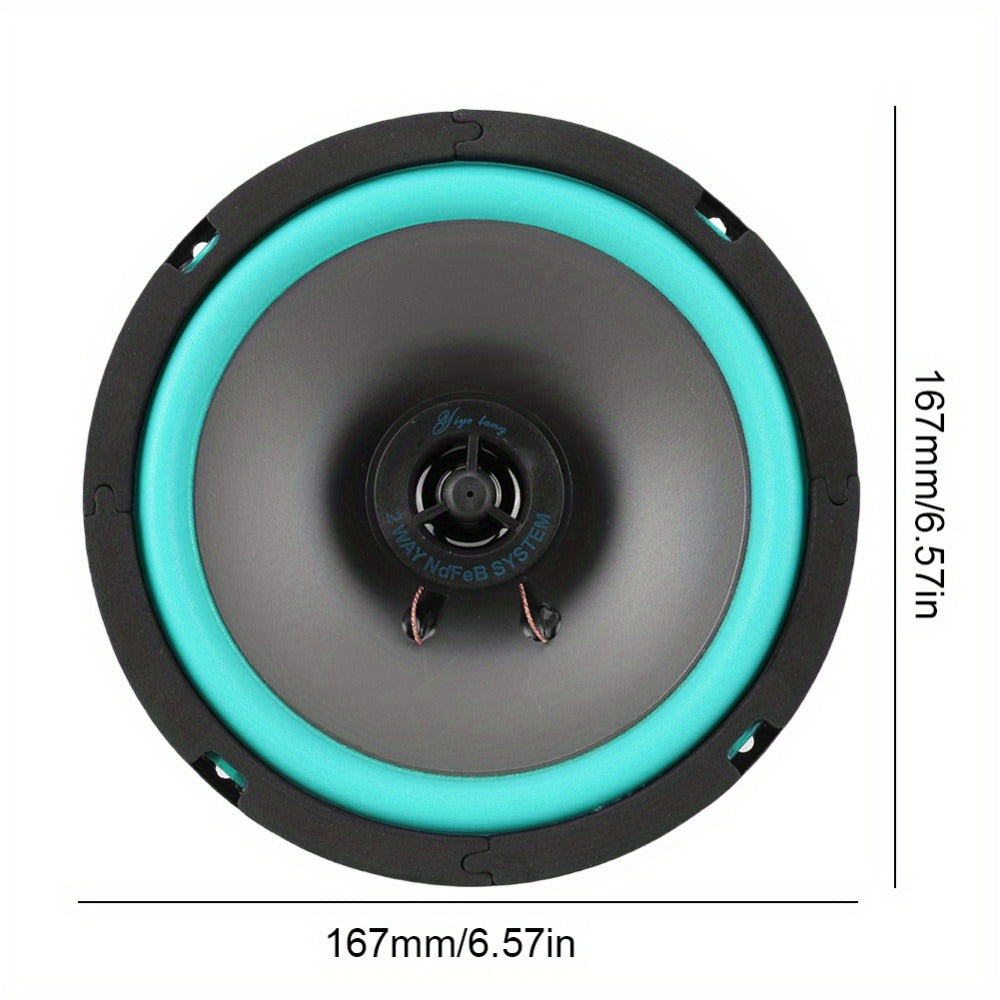 6.5 Inch Car Speakers 160W HiFi Coaxial Full Range – Universal Automotive Audio Stereo Speaker, Single or Pair — image 18