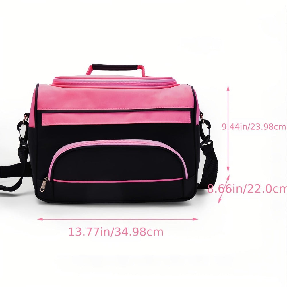 Hairdresser Tool Bag Multi-Functional Salon Styling Organizer for Professionals with Adjustable Strap Large Capacity Hair Mak