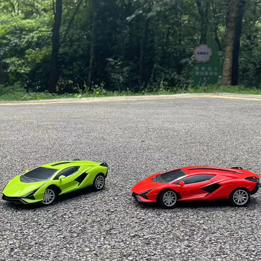 High-Speed Drift RC Car 1:24 Scale with LED Lights 4-Channel Simulation Model Remote Control Car for Kids Boys Girls — image 