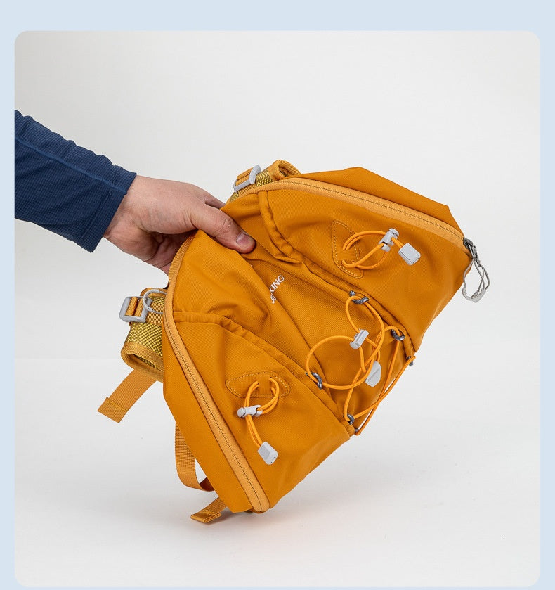 Outdoor Zippered Foldable High-Capacity Hiking Backpack