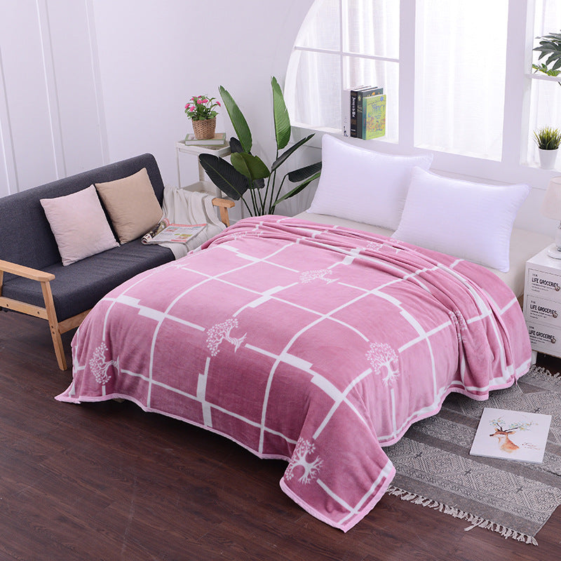 Thickened Cloud Mink Velvet Blanket
