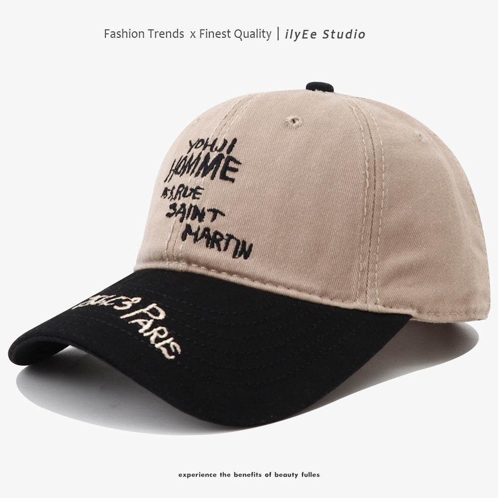 Big Head Circumference Peaked Cap Fashion Trendy Baseball Cap For Men