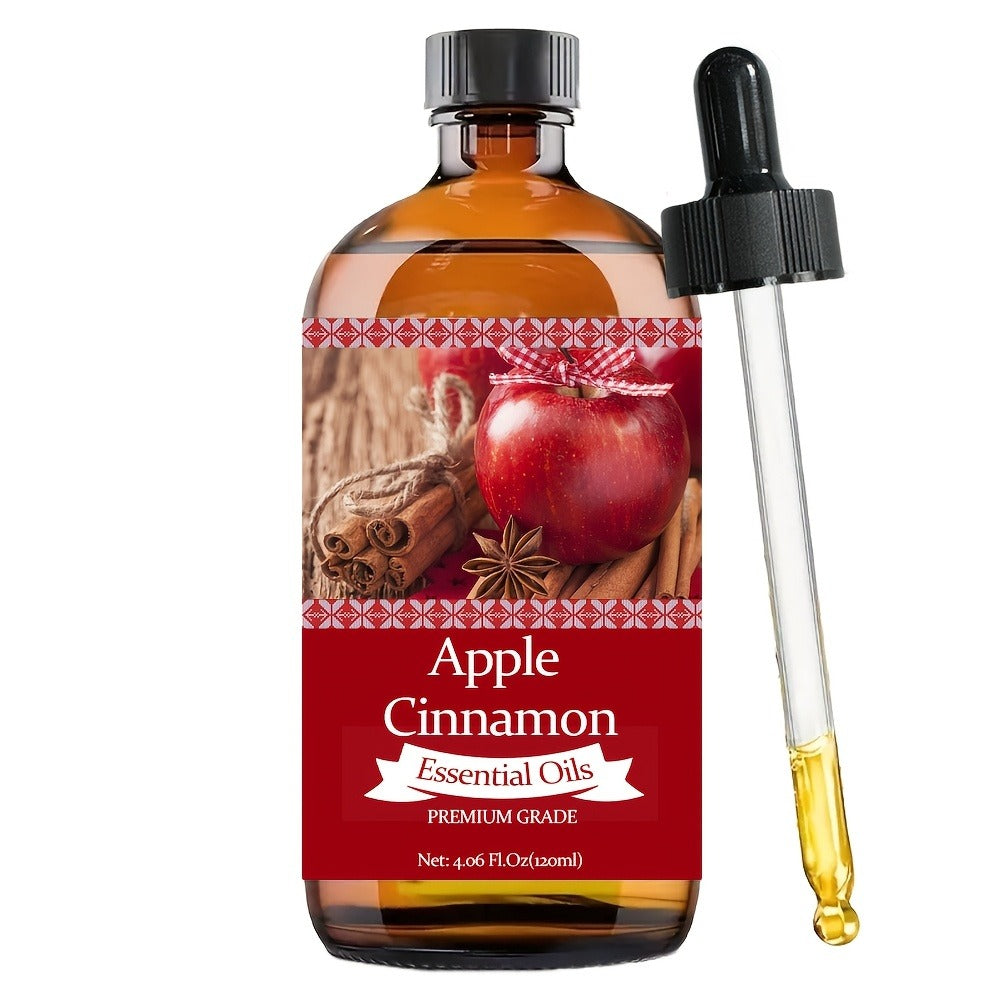 Aromatherapy Oil Apple Cinnamon Blend with Aloe Vera and Jojoba Oil in 120ml Bottle for Diffuser and Massage — image 3