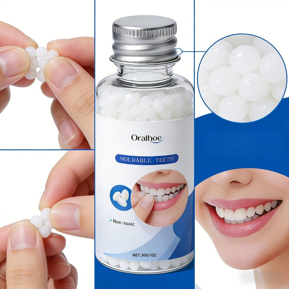 Temporary False Tooth Kit DIY Cosmetic Dental Moldable Thermoplastic Realistic Fit for Missing Broken — image 10