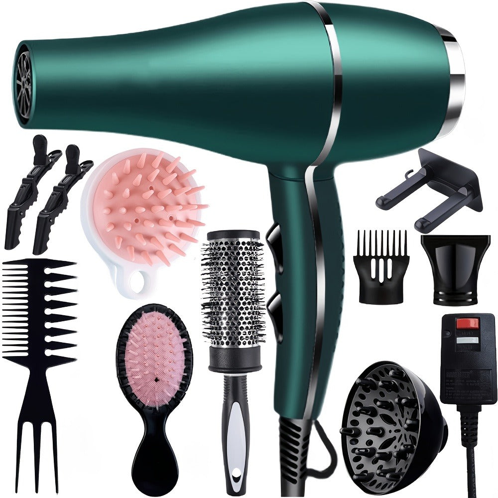 Handheld Hair Dryer with Six Color and Accessory-Package Selections, Rear Intake and Inline Plug Control — image 14
