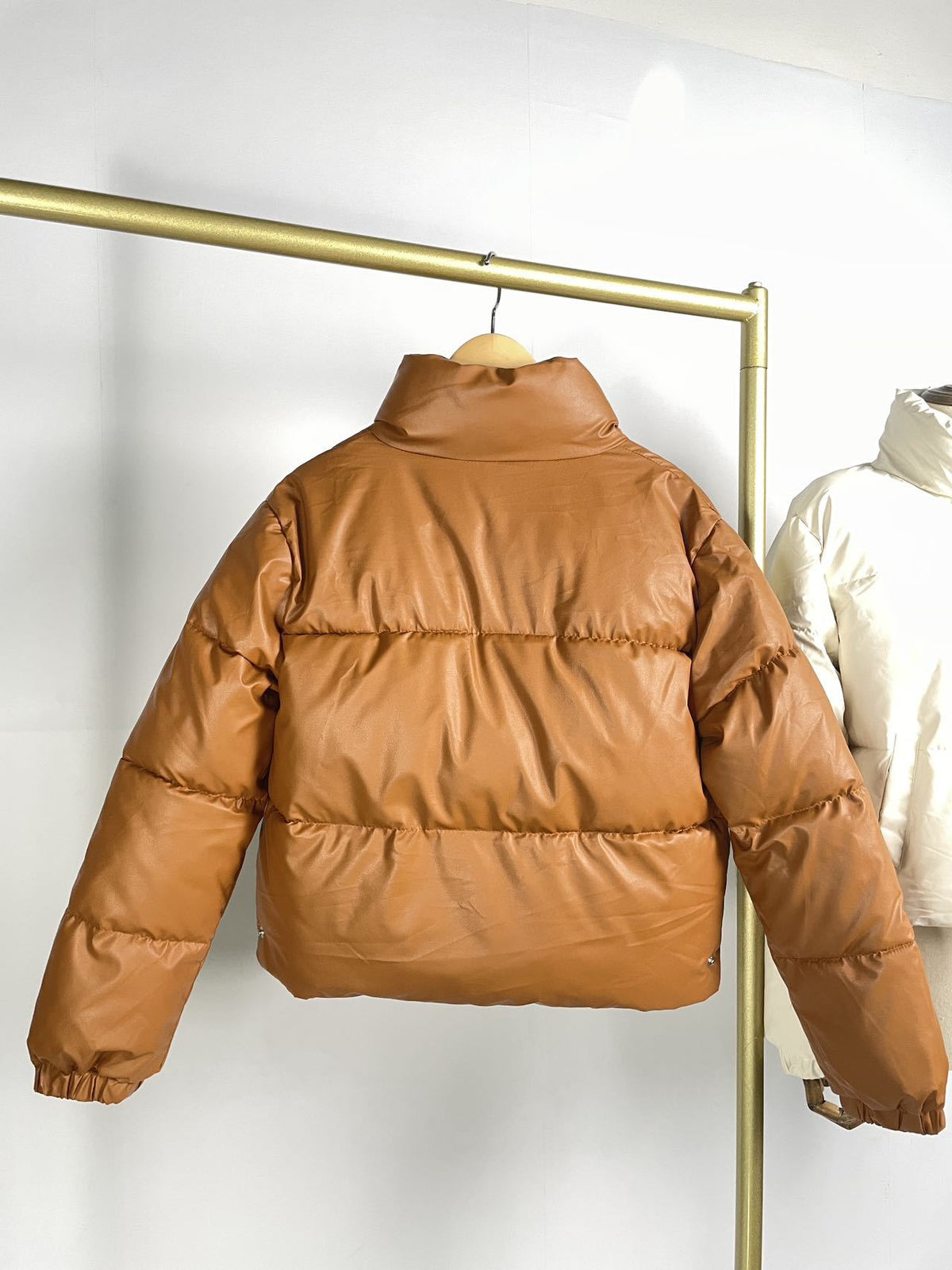 Candy Color Short Cotton Coat Jacket Women