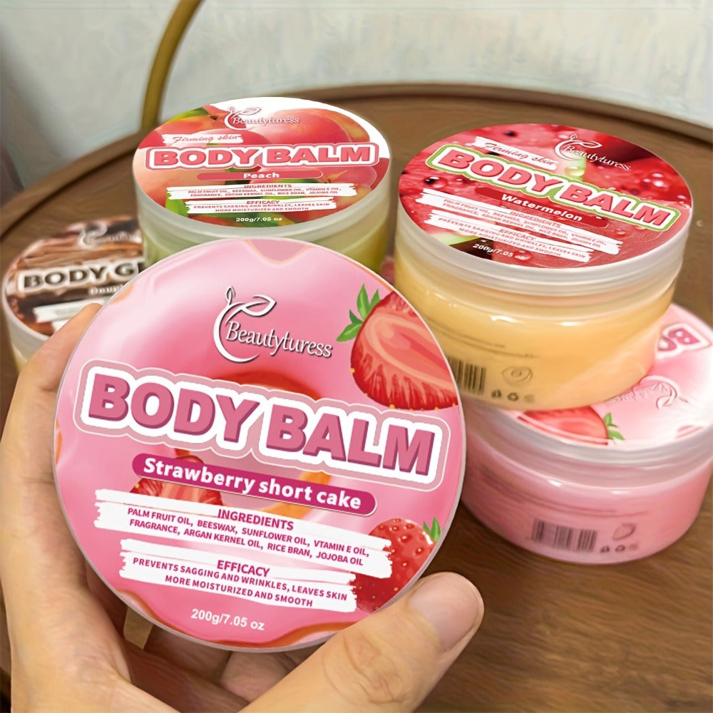 Body Butter Cream 200g Shea Butter Vitamin C Glycerin – Deep Moisturizing Body Glaze for Dry Skin Long-Lasting Hydration Hypo