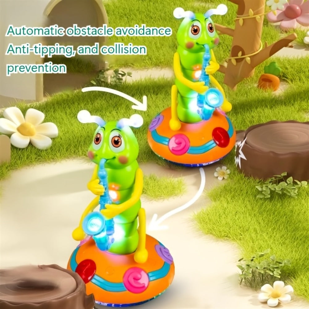 Caterpillar Saxophone Toy for Kids with LED Lights & Music - Electric Musical Instrument for Toddlers — image 6