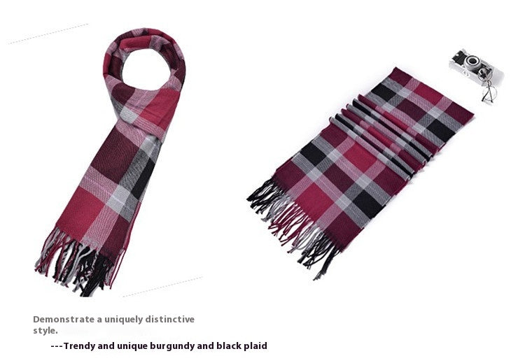 Winter Korean Style Student Versatile Trendy Young Men's Scarf
