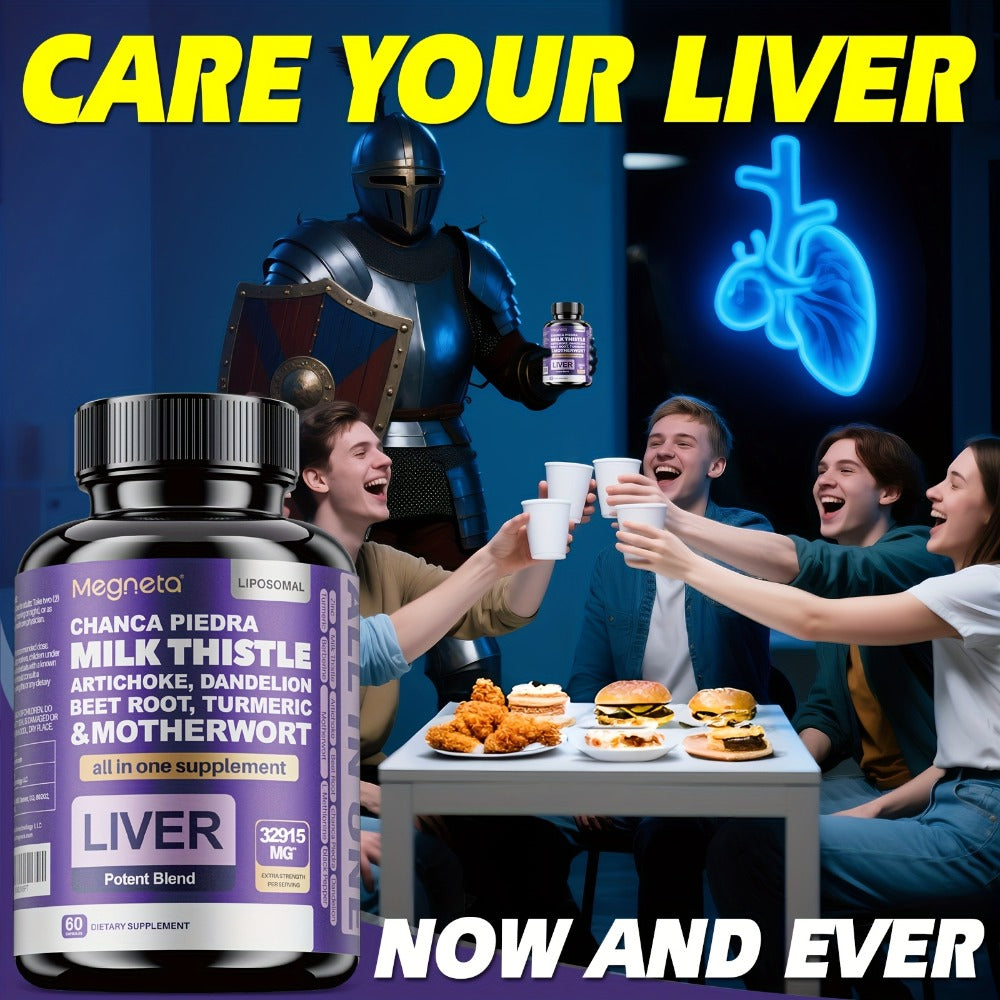 Dietary Supplement Milk Thistle, Turmeric and Dandelion Root Capsules, labeled 24, 000mg Blend — image 1