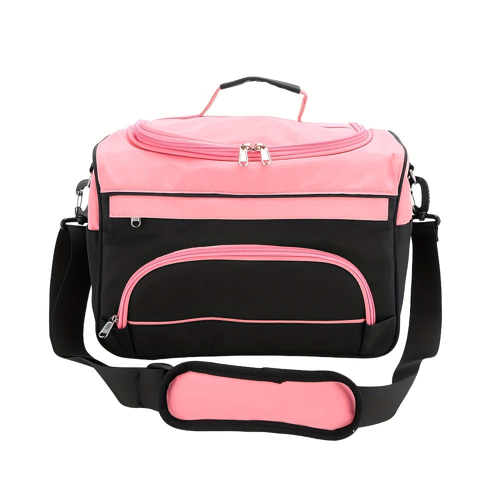 Hairdresser Tool Bag Multi-Functional Salon Styling Organizer for Professionals with Adjustable Strap Large Capacity Hair Mak