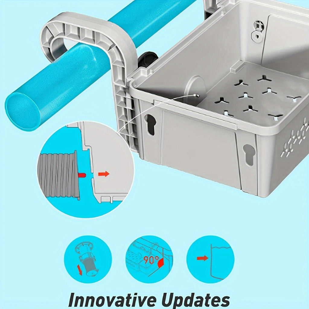Pool Storage Basket | Hanging Poolside Organizer Towel Toy Beverage — image 7
