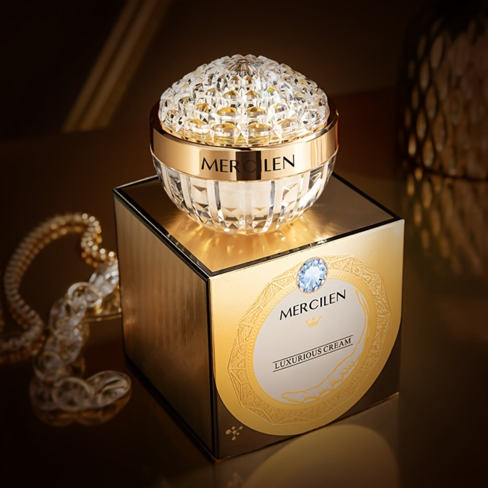 Face Cream Cordyceps Niacinamide Formula in an Alcohol-Free Golden Jar for Morning and Evening Use — image 8