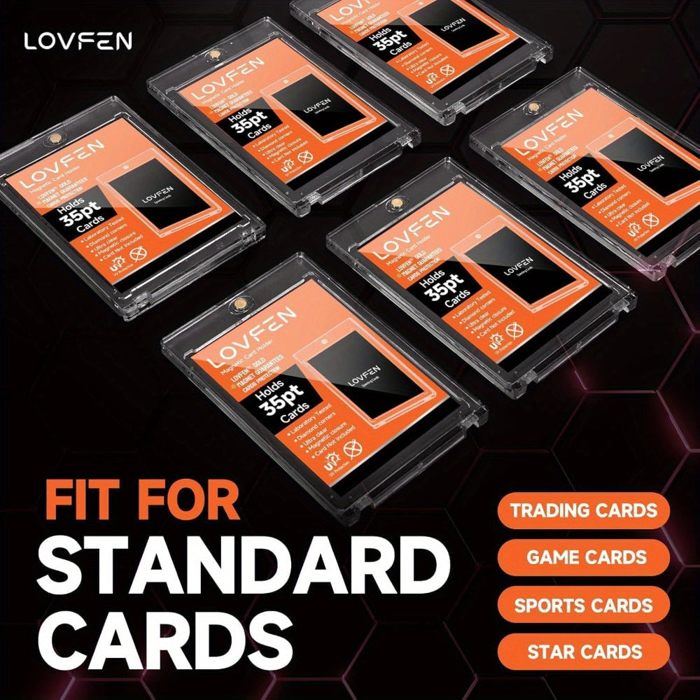 Magnetic Card Holders 25 50 100 200 400 Pack, 35pt Premium Trading Card Protectors for Sports Baseball Basketball Football Po