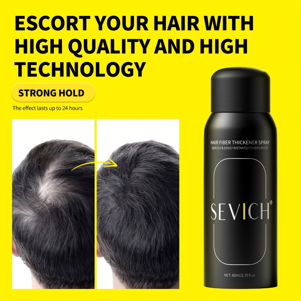 Root Cover Up Spray 80ml Instant Gray Hair Concealer with Plant-Based Fibers, Transfer-Resistant No-Mark Formula — image 4
