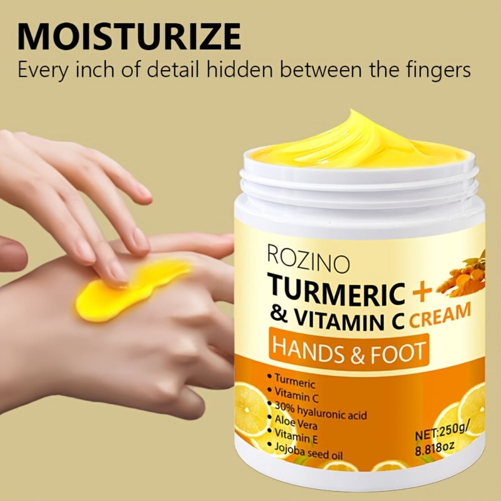 Turmeric Foot & Hand Cream 250g – Anti-Crack Deep Moisturizing Repair for Dry Cracked Heels, Elbows, Ankles & Knees — image 5