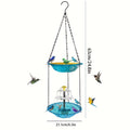 Solar Bird Bath Fountain 3-Tier with Pump for Garden, Patio and Yard Use, with the Listed Configuration — image 5