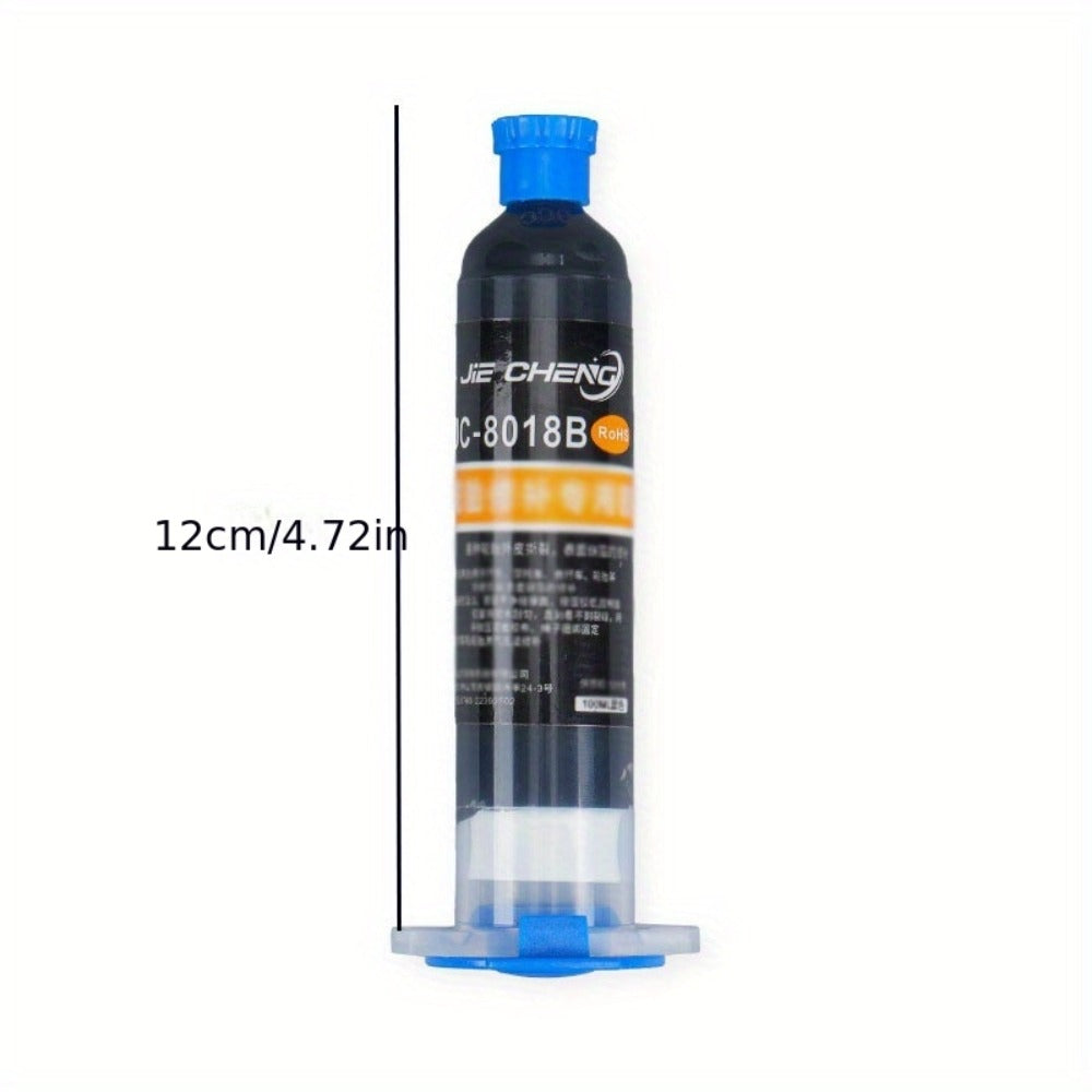 Black Rubber-Specific Cyanoacrylate-Labeled Adhesive in 30cc Syringe Bottle with Pointed Applicator — image 11