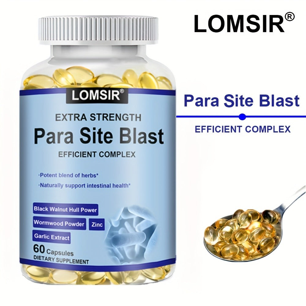 Colon Cleanse Supplement with Black Walnut Hull & Wormwood Powder for Gut Detox Parasite Cleanse Intestinal Health & Digestiv